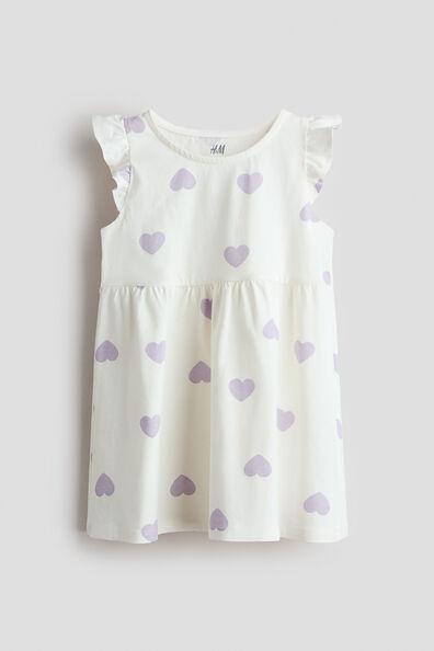 Printed cotton dress