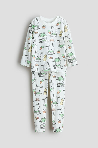 Printed cotton pyjamas