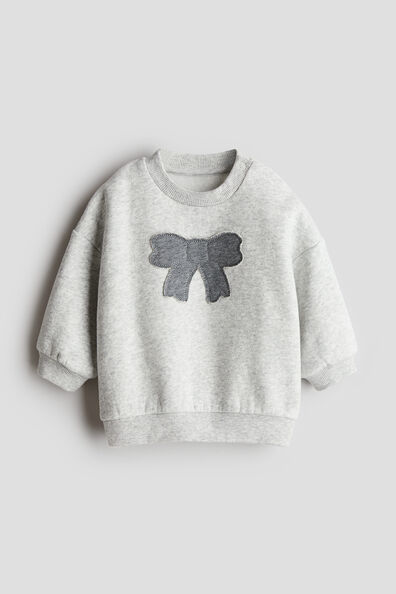 Appliquéd sweatshirt