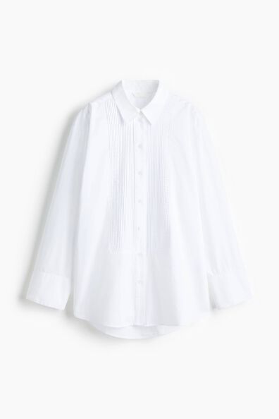 Oversized tuxedo shirt