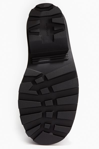 Chunky leather boots