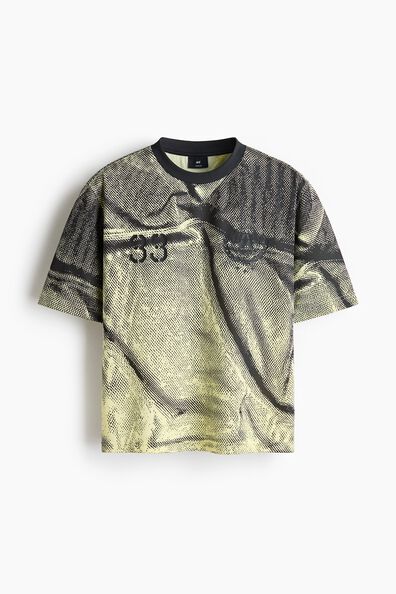 Oversized Fit Boxy-style printed T-shirt