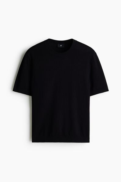 Slim Fit Knitted T-shirt