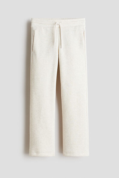 Brushed-inside cotton joggers