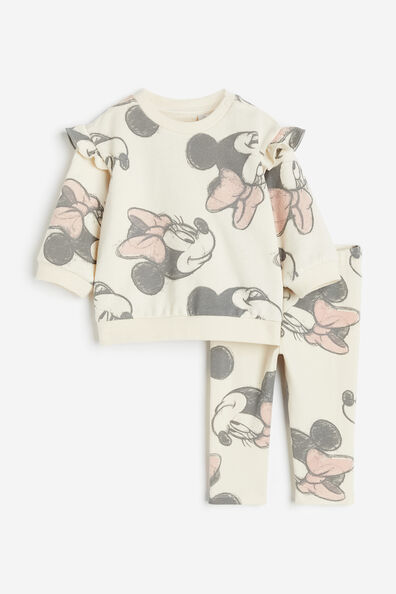 2-piece printed cotton set