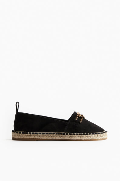 Metal-detail espadrilles