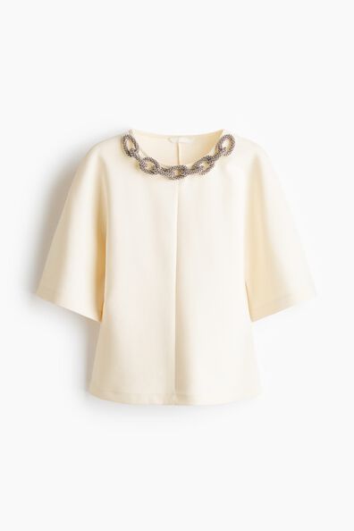 Chain-detail T-shirt