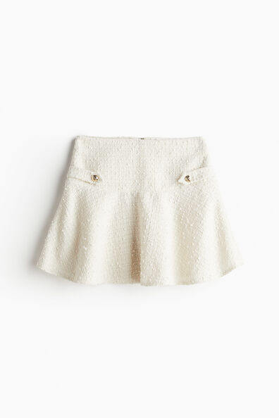 Bouclé skirt