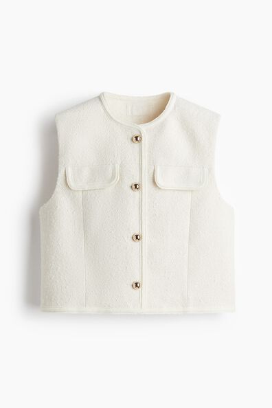 Bouclé waistcoat
