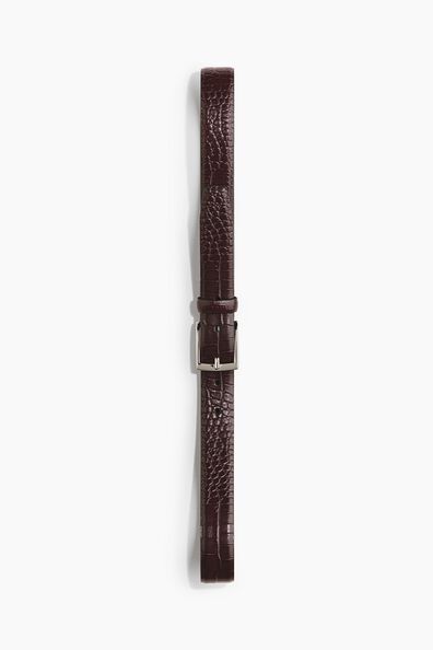 Leather belt