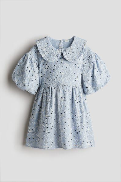 Broderie anglaise cotton dress