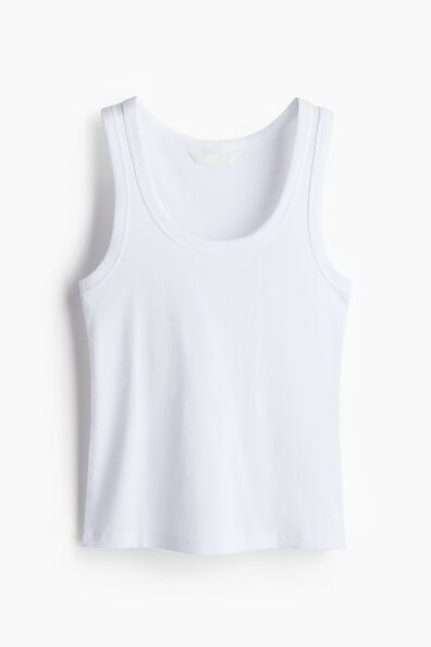 Ribbed vest top