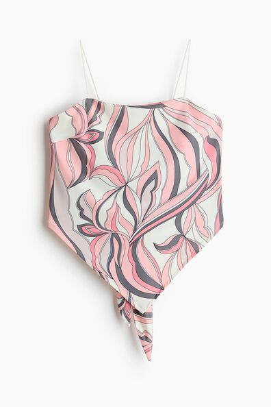 Jersey handkerchief top