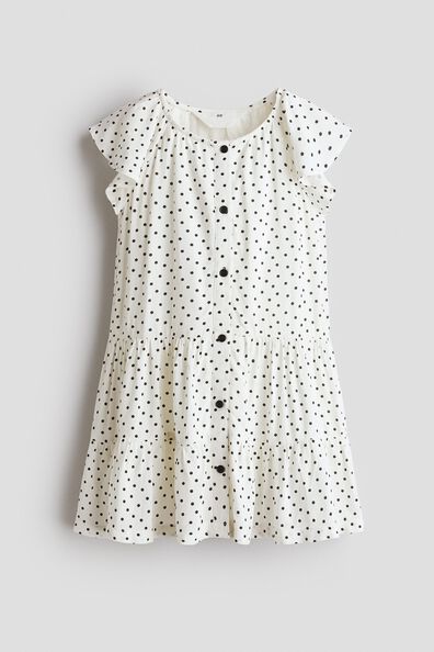 Patterned viscose dress