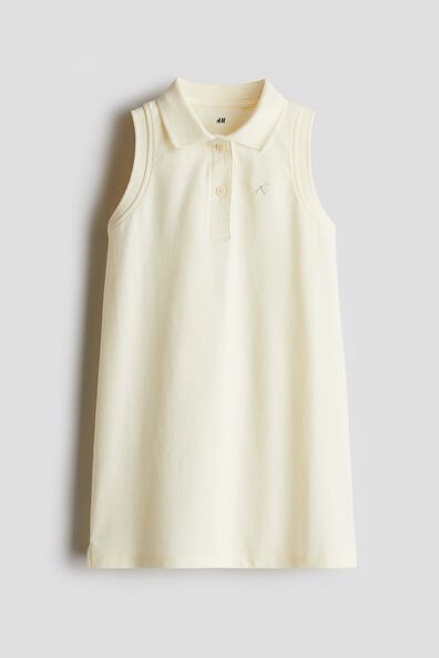 A-line piqué dress
