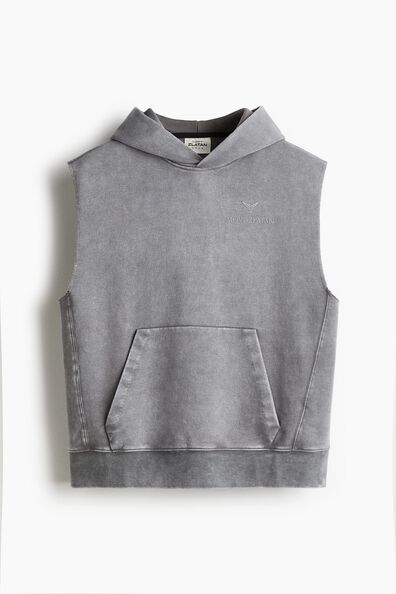 Loose Fit Sleeveless sports hoodie
