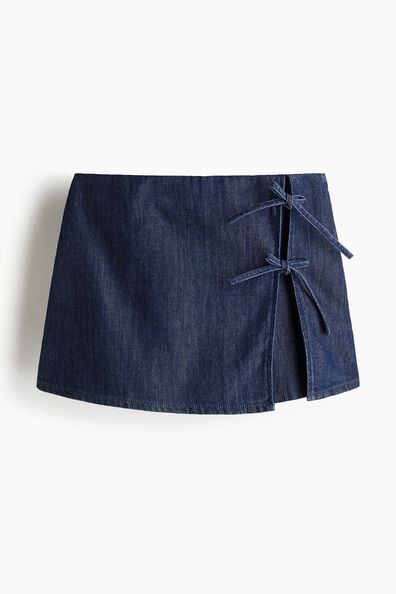 Denim skort