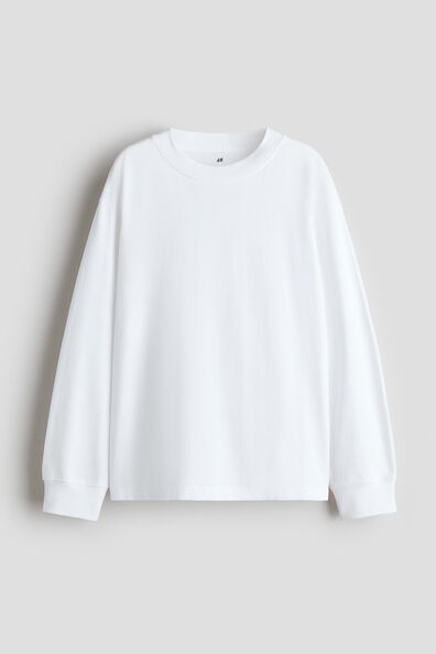 Long-sleeved cotton T-shirt