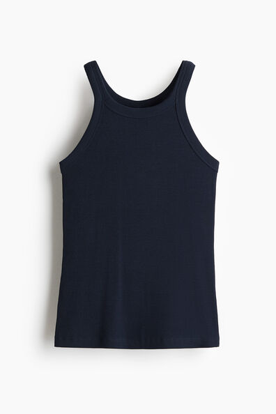 Ribbed vest top