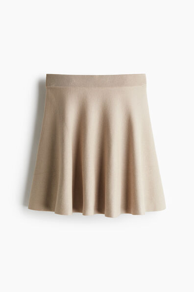 Knitted skater skirt