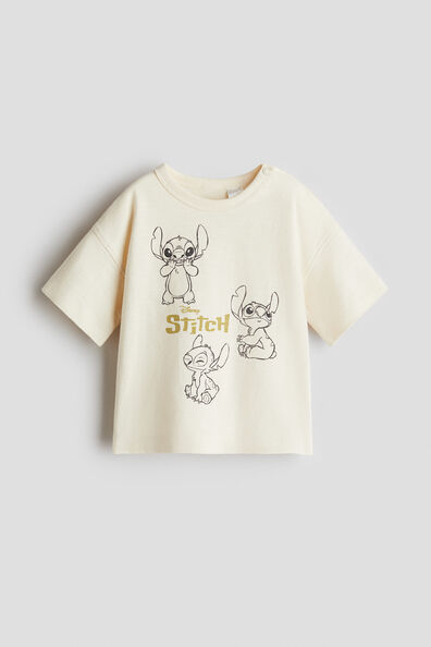 Loose-fit printed T-shirt