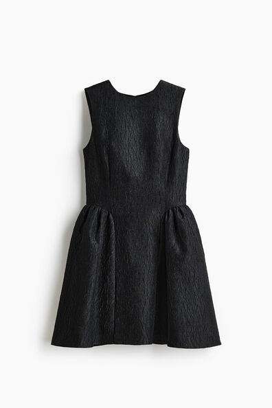 Jacquard-weave dress