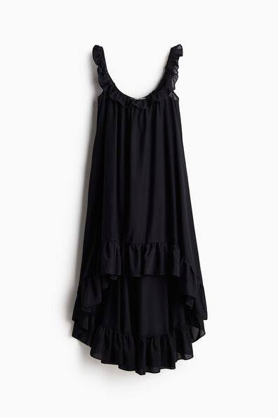 Frill-trimmed dress