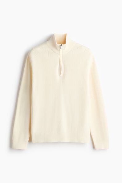 Regular Fit Zip-top jumper