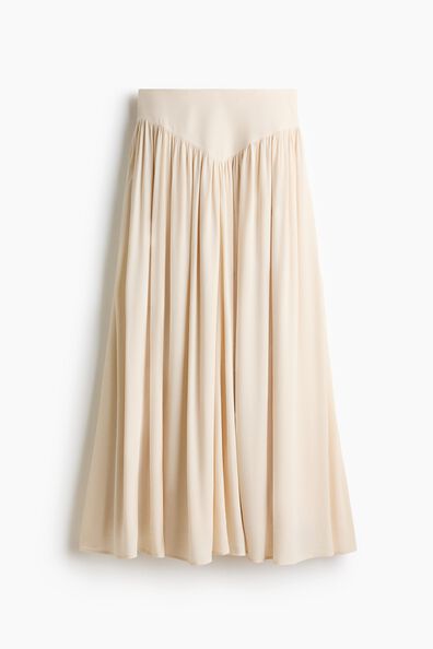 Long viscose skirt