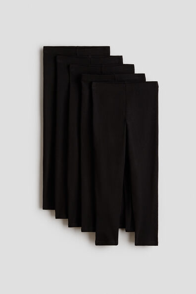 5-pack cotton leggings