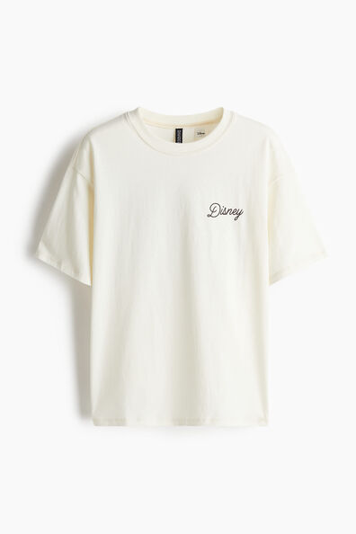 Boxy-style printed T-shirt