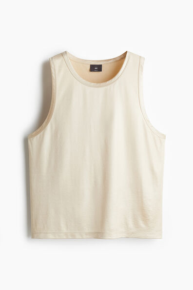 Loose Fit Satin vest top