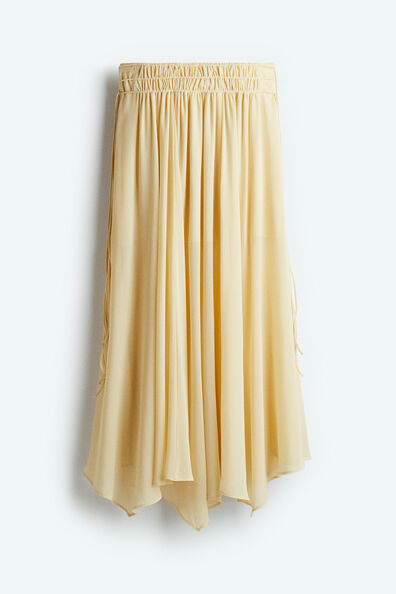 Circular chiffon skirt