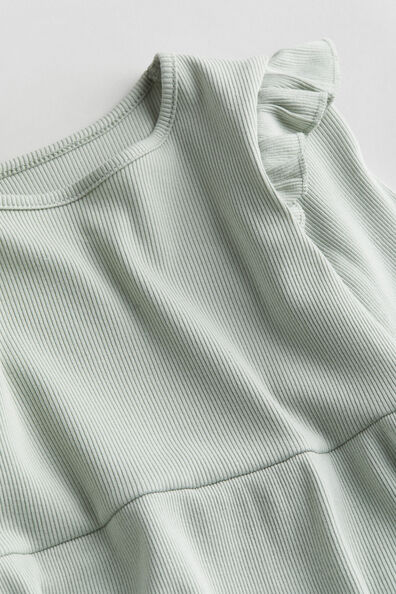 Ribbed jersey dress