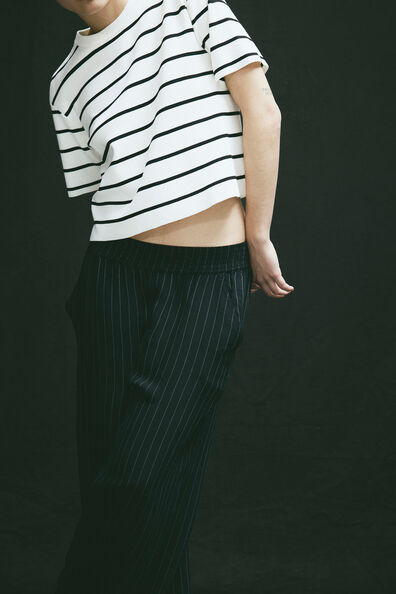 Fine-knit top