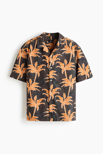 Relaxed Fit Cotton resort shirt