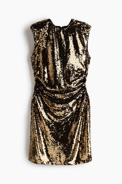 Sequined mini dress