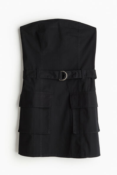 Bandeau utility dress
