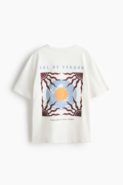 Oversized printed T-shirt