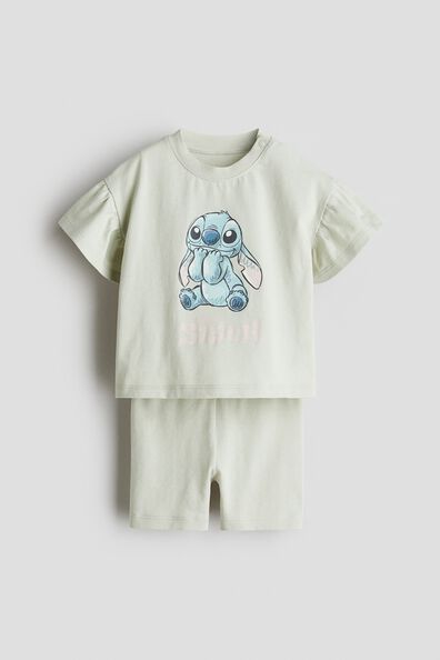 2-piece printed cotton set