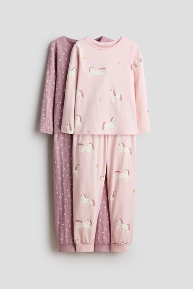 2-pack cotton pyjamas