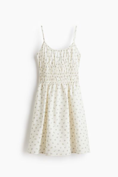 Tie-strap cotton dress