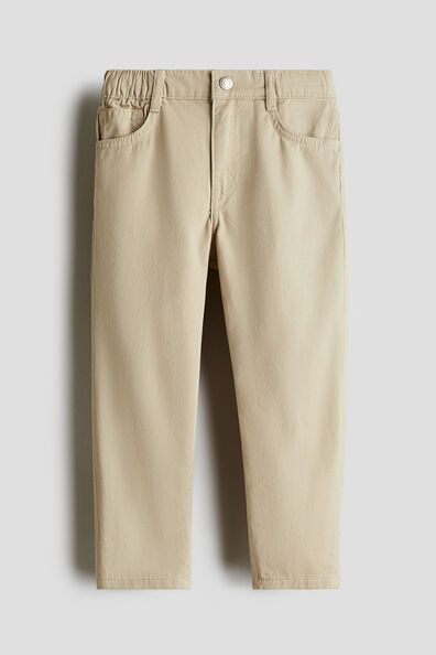 Loose Fit twill trousers