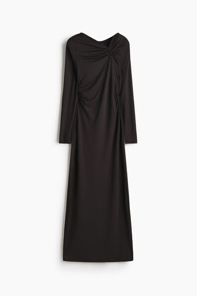 Draped jersey dress