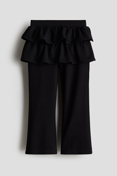 Sewn-in skirt leggings