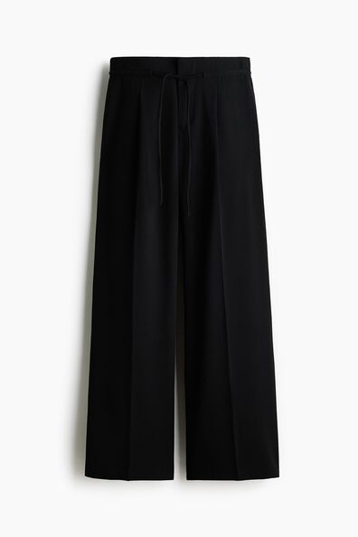 Tailored drawstring trousers