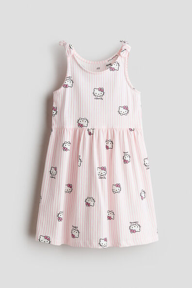 Printed cotton dress
