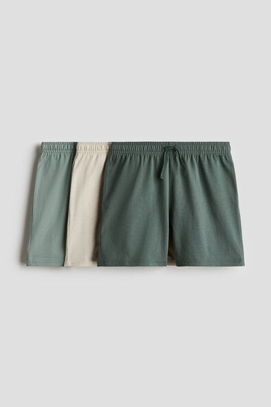 3-pack cotton shorts