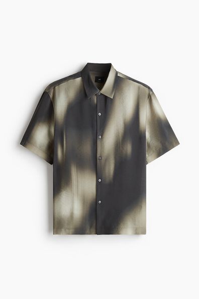 Regular Fit Modal-blend resort shirt