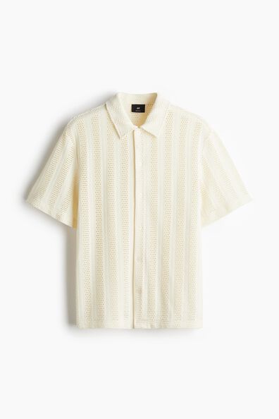 Regular Fit Jacquard-knit shirt